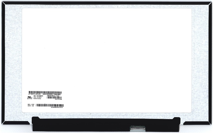 Display 14" Full HD EDP IPS, 30pin, Matt, Opaco, Antiriflesso